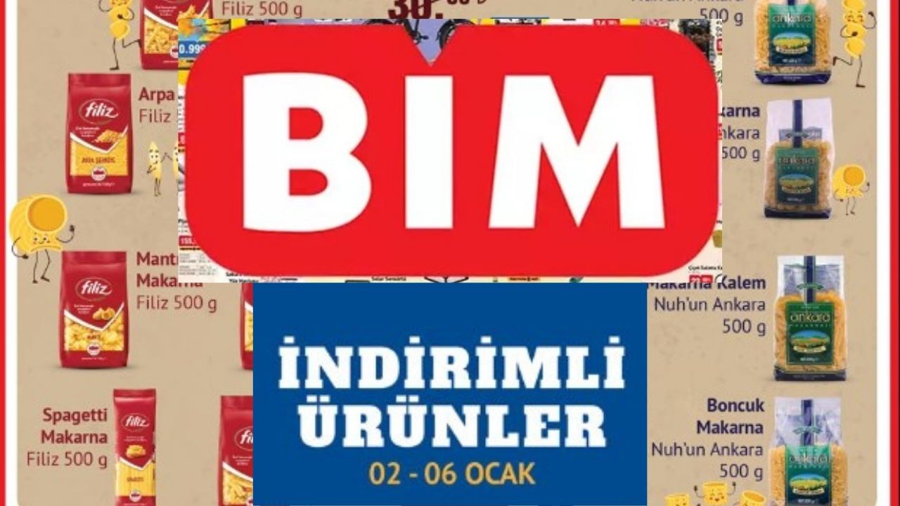 BİM’de Beklenen Oldu: Makarna Fiyatları Aşağı Çekildi